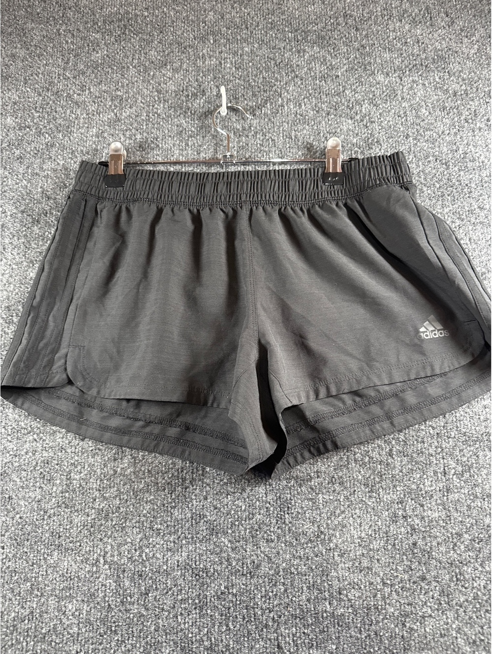 Adidas Aeroready Women’s Medium Black Running Athletic Shorts Logo Activewear